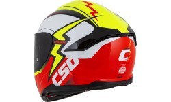 Motorcycle Helmet Cassida Integral GT 2.1 Flash Fluo Yellow/Fluo Red/Black/White