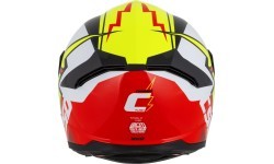 Motociklo šalmas Cassida Integral GT 2.1 Flash fluorescencinė geltona/fluorescencinė raudona/juoda/balta
