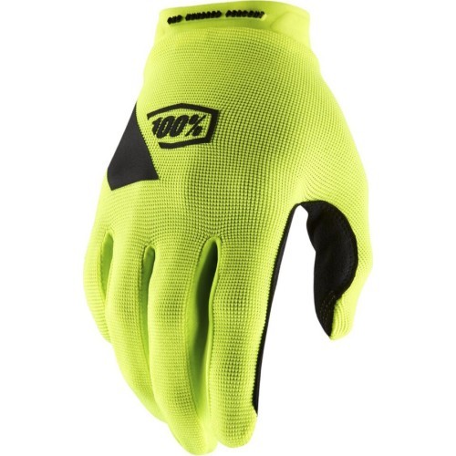 Велосипедные и мотокроссовые перчатки 100% Ridecamp Fluo Yellow - Fluo Yellow