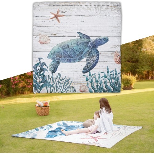 Pikniko pledas inSPORTline Maritino 208 x 197 cm - Tortoise