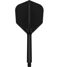 Dart Flights Target K-Flex No.6 Short – 3-Pack - Black