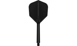 Smiginio plunksnos Target K-Flex No.6 Short, 3 vnt. - Juoda