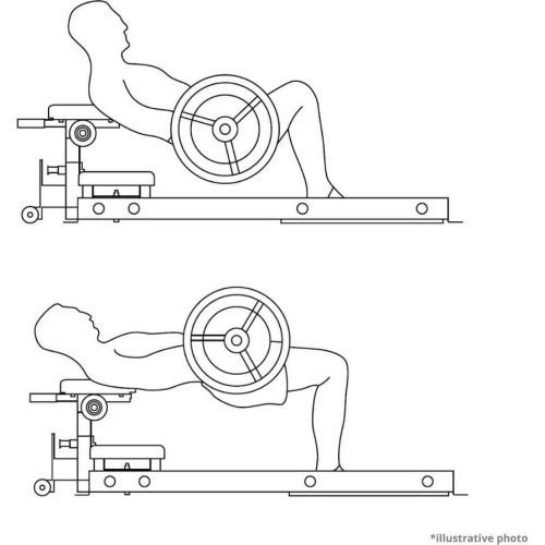 Hip Thrust treniruoklis inSPORTline X-NT HT10