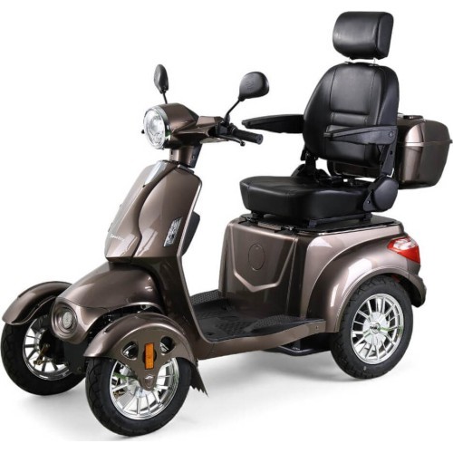 Four-Wheel Electric Scooter inSPORTline Antun - Brown