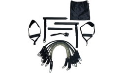 Pilates Bar w/ Resistance Bands & Door Anchor inSPORTline Ancairo