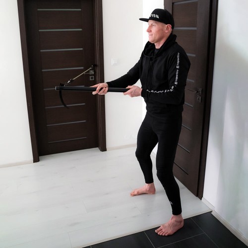 Pilates Bar w/ Resistance Bands & Door Anchor inSPORTline Ancairo