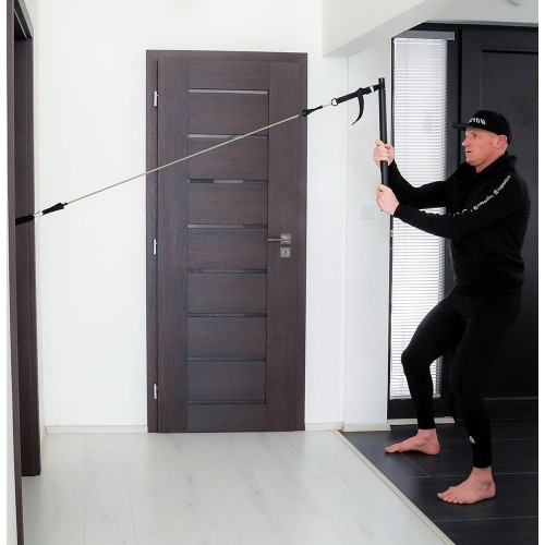 Pilates Bar w/ Resistance Bands & Door Anchor inSPORTline Ancairo