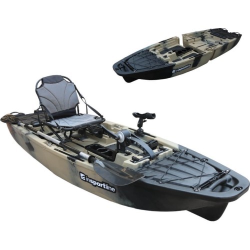 Folding Pedal Drive Kayak inSPORTline Rhoner Desert Camo