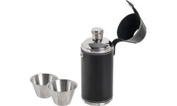 BasicNature Hunting flask with 2 cups