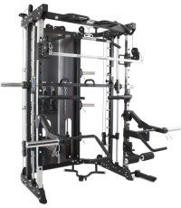"Pivot Fitness FSM-400" funkcinis Smitho aparatas juodas - visos parinktys