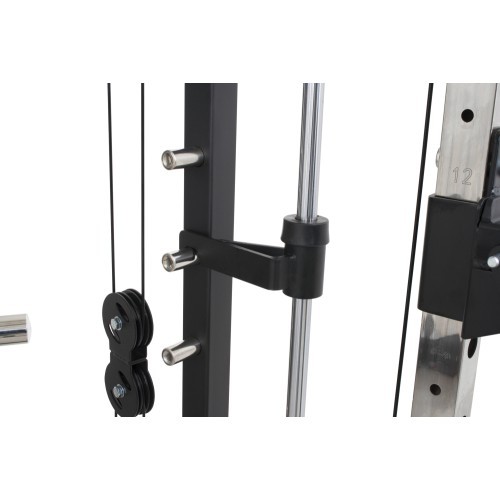 "Pivot Fitness FSM-400" funkcinis Smitho aparatas juodas - visos parinktys