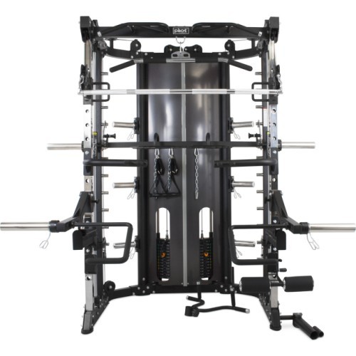 Функциональная машина Смита Pivot Fitness FSM-400 черный - полный набор опций