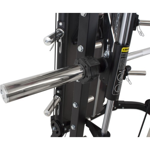 "Pivot Fitness FSM-400" funkcinis Smitho aparatas juodas - visos parinktys