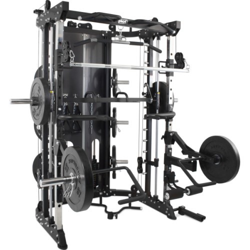 Функциональная машина Смита Pivot Fitness FSM-400 черный - полный набор опций