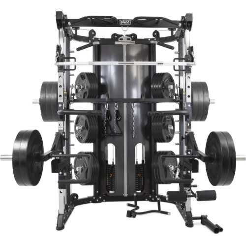Функциональная машина Смита Pivot Fitness FSM-400 черный - полный набор опций