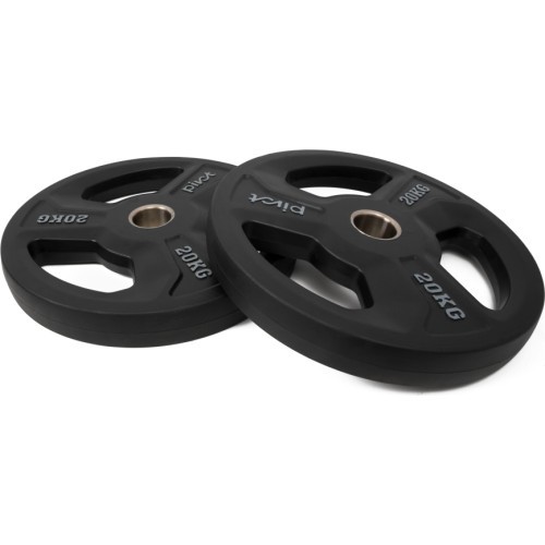 Pivot Fitness Olympic Rubber Plate 20 kg svarių komplektas