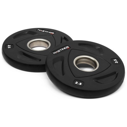 Hastings Pro Rubber Olympic Tri-Grip Plate Set 2.5 kg
