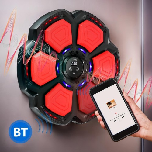 Умная музыкальная боксёрская машина TB06 с Bluetooth и перчатками HMS