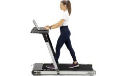LOOP12 MULTI GRAY ELECTRIC TREADMILL WITH TABLE HMS
