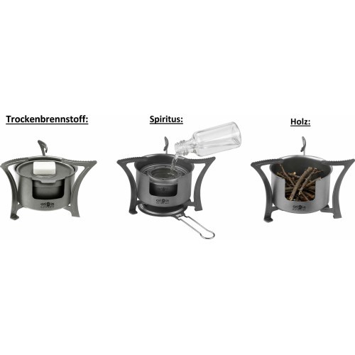 Origin Outdoors Stove Combo 'Titanium'