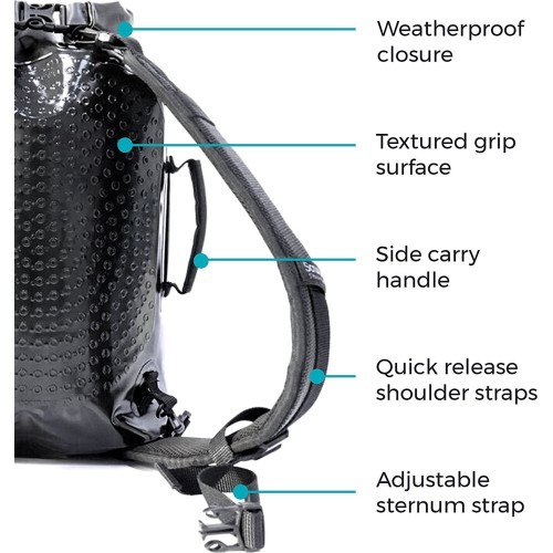 Backpack Scrubba Stealth Pack 3in1, 18L