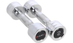 Хромированная гантель CHD HMS - 2 x 2 кг