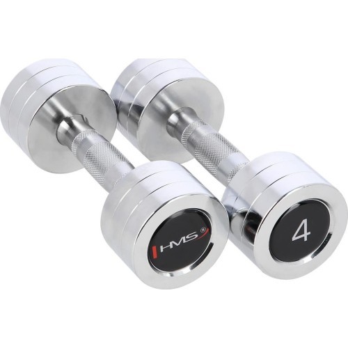 Chromuotas hantelis CHD HMS - 2 x 4 kg