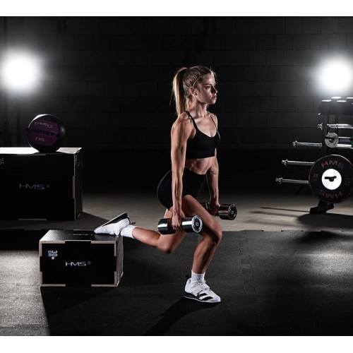 Хромированная гантель CHD HMS - 2 x 4 кг