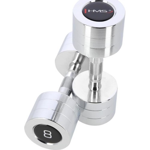 CHD CHROMED DUMBBELL HMS - 2 x 8 kg
