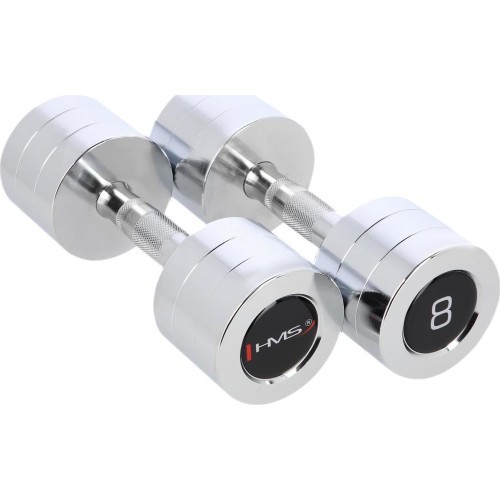 CHD CHROMED DUMBBELL HMS - 2 x 8 kg
