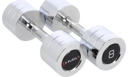 Chromuotas hantelis CHD HMS - 2 x 8 kg