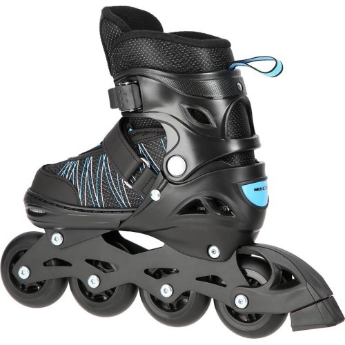 NH11912 2IN1 IN-LINE SKATES/HOCKEY ICE SKATES - Black/Blue