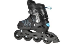 NH11912 2IN1 IN-LINE SKATES/HOCKEY ICE SKATES - Black/Blue