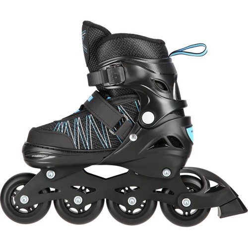 NH11912 2IN1 IN-LINE SKATES/HOCKEY ICE SKATES - Black/Blue