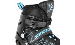 NH11912 2IN1 IN-LINE SKATES/HOCKEY ICE SKATES - Black/Blue