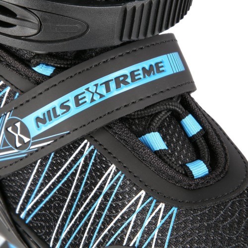 NH11912 2IN1 IN-LINE SKATES/HOCKEY ICE SKATES - Black/Blue