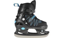NH11912 2IN1 IN-LINE SKATES/HOCKEY ICE SKATES - Black/Blue