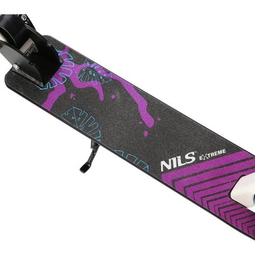 Бело-розовый самокат NILS EXTREME HM0107