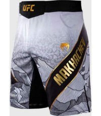 Vyriški UFC Unrivaled by Venum Islam Makhachev Long Fit kovos šortai, balti