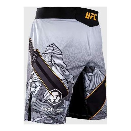 Vyriški UFC Unrivaled by Venum Islam Makhachev Long Fit kovos šortai, balti
