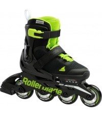 Rollerblade Microblade inline skates, green/black