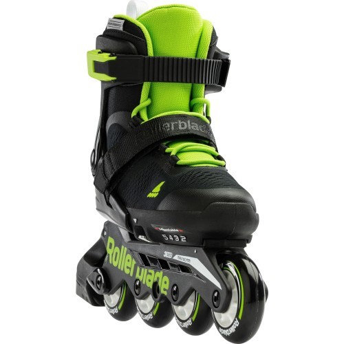 Ролики Rollerblade Microblade, зелёные/чёрные