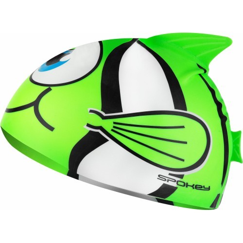 Silikoninė plaukimo kepuraitė žalia Spokey RYBKA MARLIN