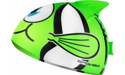 Silikoninė plaukimo kepuraitė žalia Spokey RYBKA MARLIN