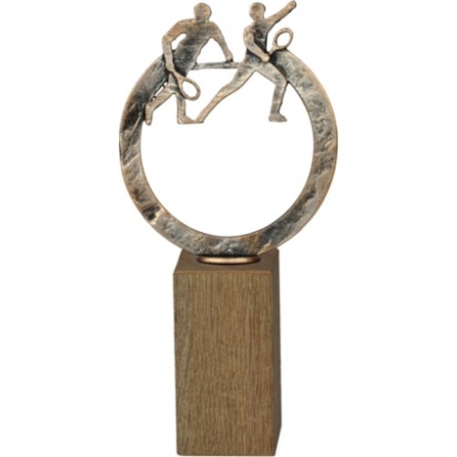 Statulėlė BEH432 Tenisas - 29cm - Sidabras/Bronza