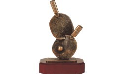 Figurine BEL215 Table tennis - 21cm - Bronza