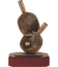 Statulėlė BEL215 Stalo tenisas - 22cm - Bronza