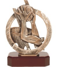 Statuette BEL296 Basketball - 20cm - Bronza