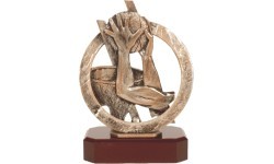 Statuette BEL296 Basketball - 20cm - Bronza