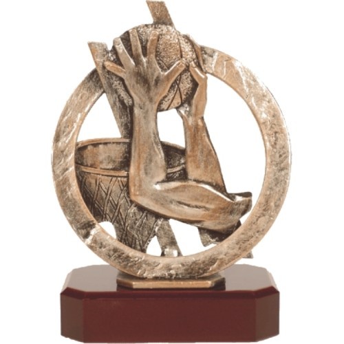 Statuette BEL296 Basketball - 22cm - Bronza